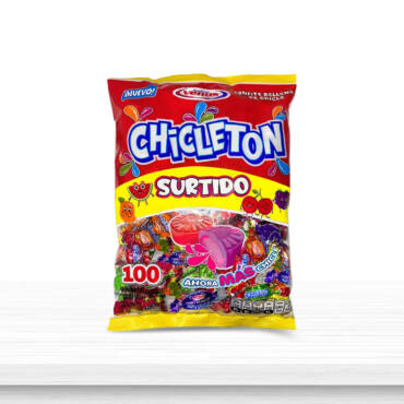 Chicleton Surtido 100 unds /12