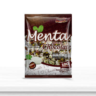 Confite Relleno Menta Choco 100 unds /12