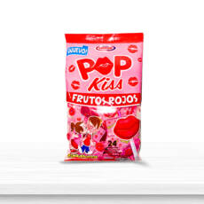 Paleta Pop Kiss Frutos rojos 24 unds /15