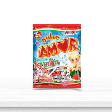 Paleta Dulce Amor Sandia 40 unds /16