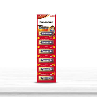 Pilas Alcalina Premium LR6XAL/1B6 AA Panasonic Tira 6 pcs