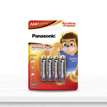 Pilas Alcalina Premium LR03XAL/4B AAA Panasonic 12x4