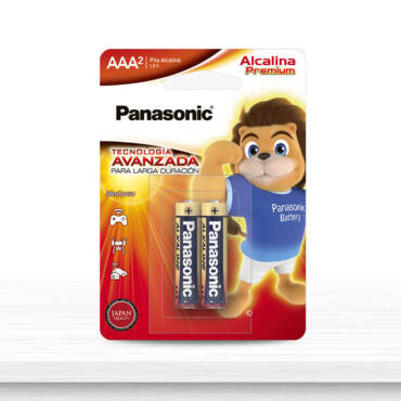 Pilas Alcalina Premium LR03XAL/2B AAA Panasonic 12x2